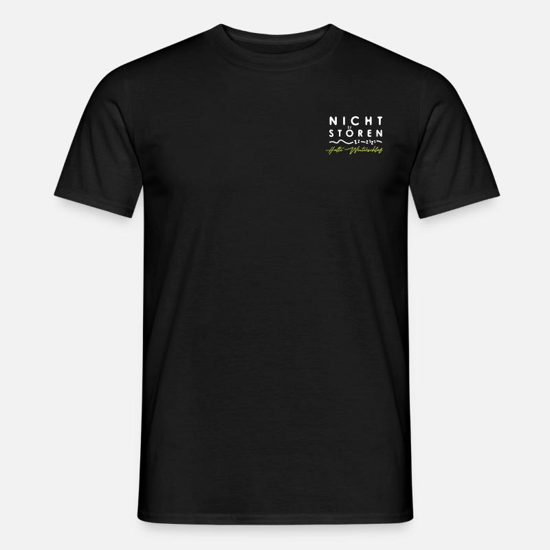 Winterschlaf - Männer T-Shirt - Schwarz