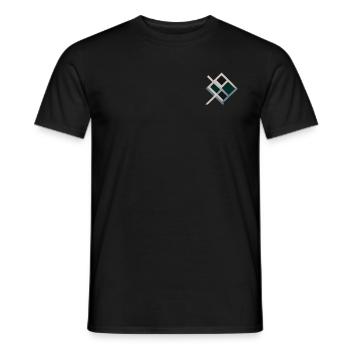 Symbole 4 elemntos - T-shirt homme - noir - Devant - AI Model Male 178 light (178cm)