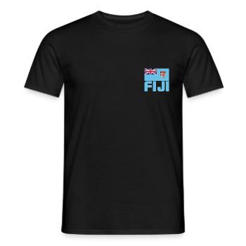 Fiji - Men's T-Shirt - black - Front - AI Model Male 178 light (178cm)