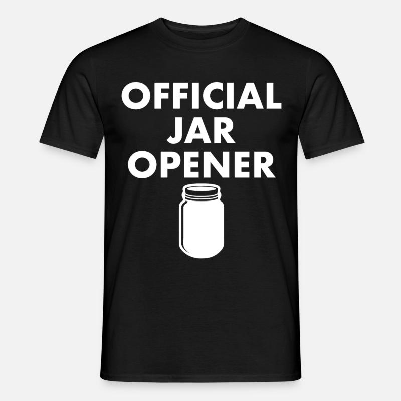 Offizieller Jar Opener - Männer T-Shirt - Schwarz