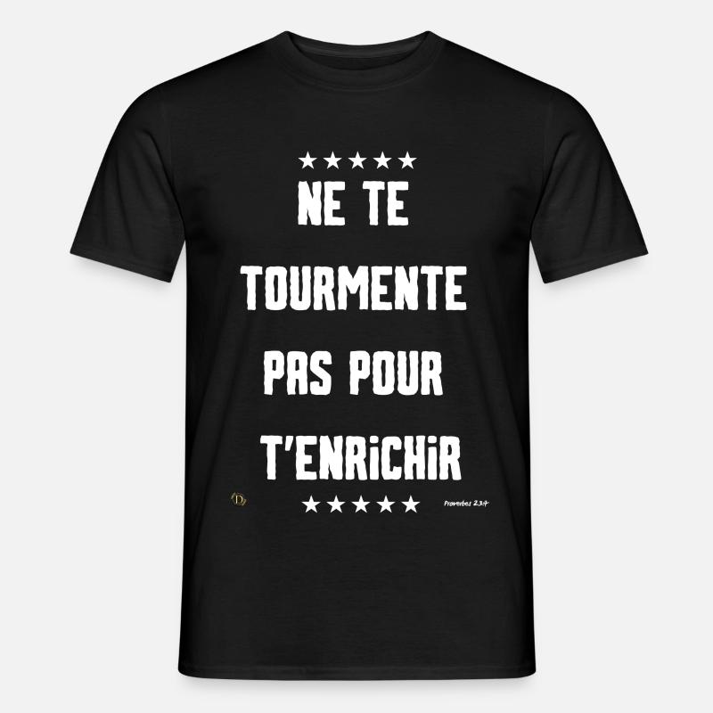 Die Qualen des Lebens - Männer T-Shirt - Schwarz