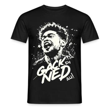 Dialect gack di ned au - Men's T-Shirt - black - Front - AI Model Male 178 light (178cm)