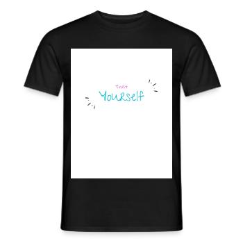 Inspirational Design Personal Empowerment - Men's T-Shirt - black - Front - AI Model Male 178 light (178cm)