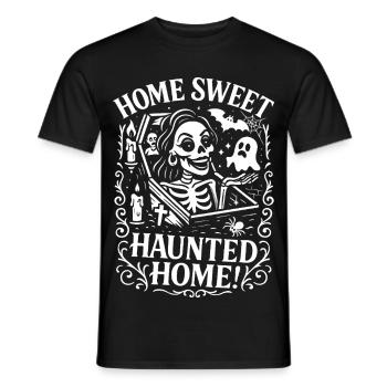 Home Sweet Maison hantée - T-shirt homme - noir - Devant - AI Model Male 178 light (178cm)
