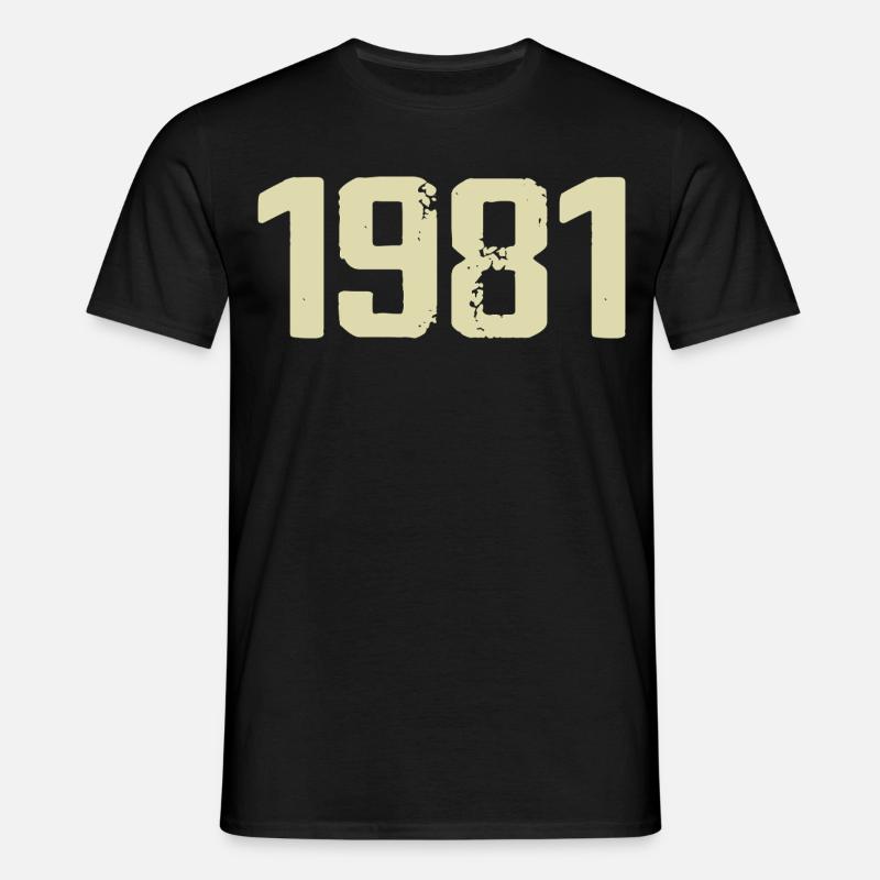 Jubiläum 1981 - Männer T-Shirt - Schwarz