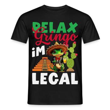 Mexiko Stolz & Heimat Mexikaner Mexico Flagge - Männer T-Shirt - Schwarz - Vorne - AI Model Male 178 light (178cm)