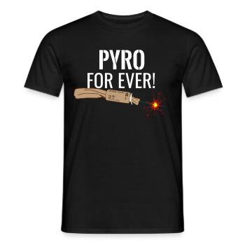 Feux d'artifice Pyro For Ever Trueno - T-shirt homme - noir - Devant - AI Model Male 178 light (178cm)