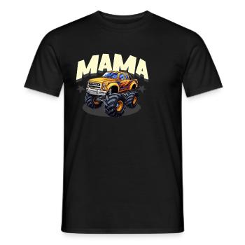 Maman Monster Truck - T-shirt homme - noir - Devant - AI Model Male 178 light (178cm)