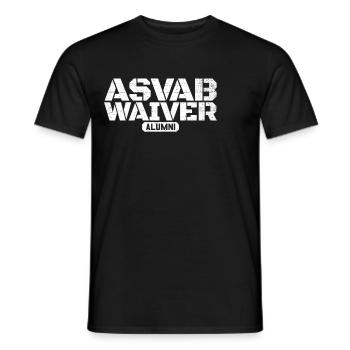 Renonciation ASVAB Anciens Vétérans Militaires ASV - T-shirt homme - noir - Devant - AI Model Male 178 light (178cm)