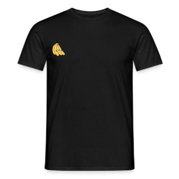 Banana - Men's T-Shirt - black - Front - AI Model Male 178 light (178cm)