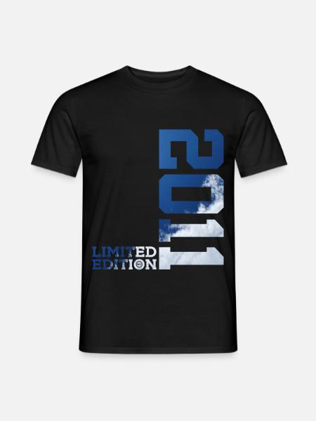 LIMITED EDITION 2011 15. GEBURTSTAG - Männer T-Shirt - Schwarz