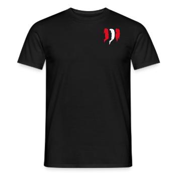 Peru Style Stripes - Men's T-Shirt - black - Front - AI Model Male 178 light (178cm)