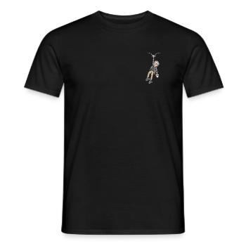 Fröhlicher Großvater Kaffee - Männer T-Shirt - Schwarz - Vorne - AI Model Male 178 light (178cm)