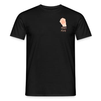 Patte de chat - T-shirt homme - noir - Devant - AI Model Male 178 light (178cm)