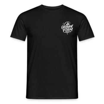 White n2 Black - Männer T-Shirt - Schwarz - Vorne - AI Model Male 178 light (178cm)