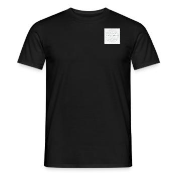Tige intemporelle - T-shirt homme - noir - Devant - AI Model Male 178 light (178cm)