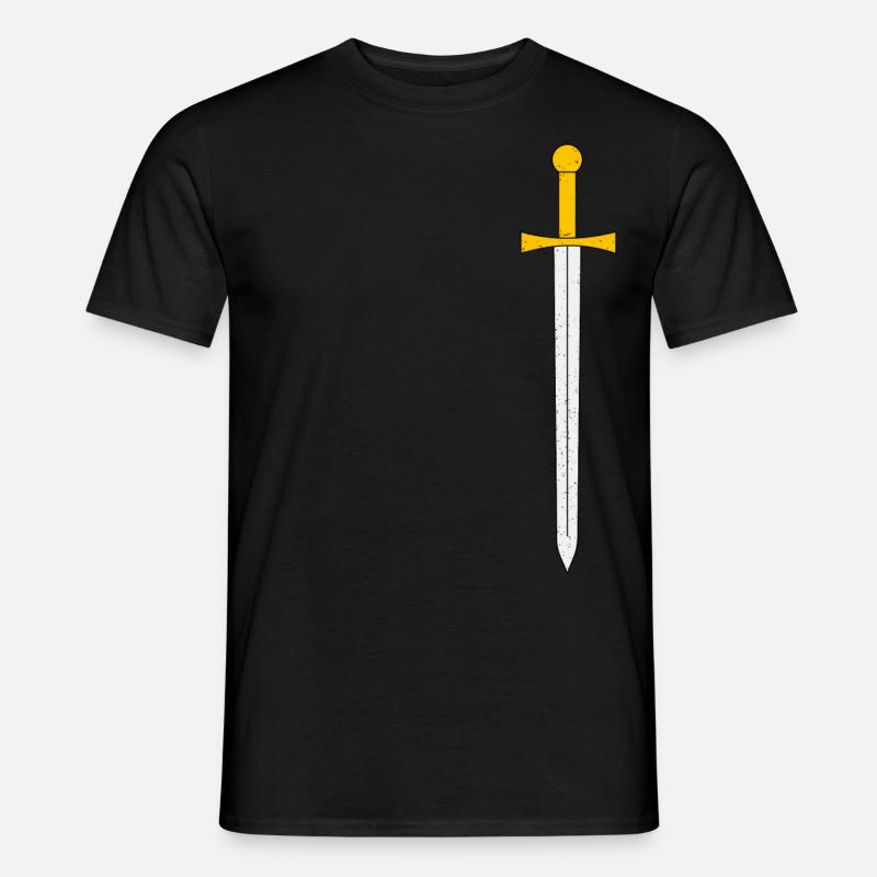 Schwert - Männer T-Shirt - Schwarz