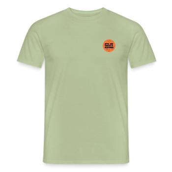 Modèle 94 - T-shirt homme - vert sauge - Devant - AI Model Male 178 light (178cm)