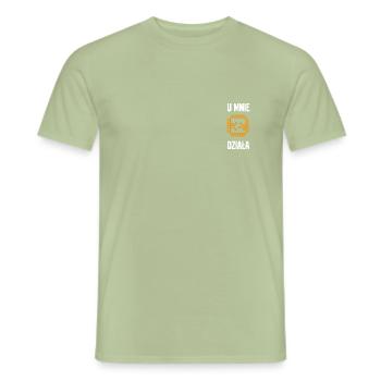 Ça marche pour moi - T-shirt homme - vert sauge - Devant - AI Model Male 178 light (178cm)