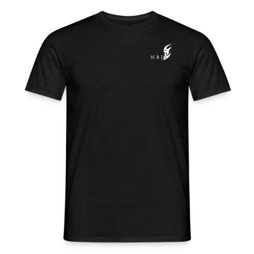 NBJS integrert logo hvit - T-skjorte herre