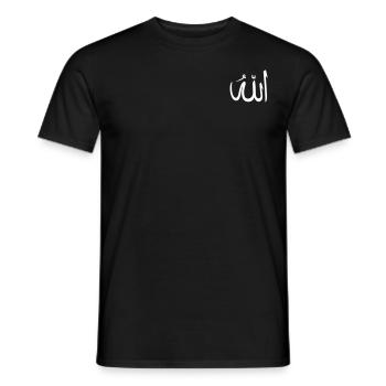 Allah Got arabisch - Männer T-Shirt - Schwarz - Vorne - AI Model Male 178 light (178cm)