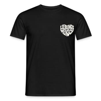 FAVORITE PERSON - FAVORITE PERSON - Men's T-Shirt - black - Front - AI Model Male 178 light (178cm)