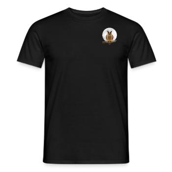 Hibou Lunaire - T-shirt homme - noir - Devant - AI Model Male 178 light (178cm)