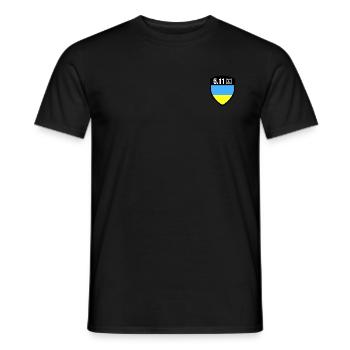 Ukraine Drapeau Zelenskyy - T-shirt homme - noir - Devant - AI Model Male 178 light (178cm)