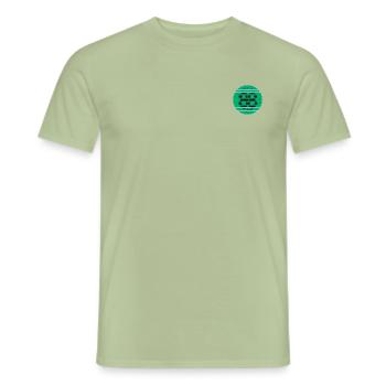 Modèle 88 - T-shirt homme - vert sauge - Devant - AI Model Male 178 light (178cm)