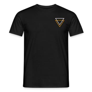 Logo axeell design - T-shirt homme - noir - Devant - AI Model Male 178 light (178cm)