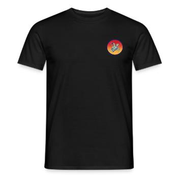 Turtle_Harmony - Männer T-Shirt - Schwarz - Vorne - AI Model Male 178 light (178cm)