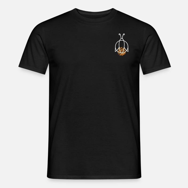 Glühwürmchen - Männer T-Shirt - Schwarz