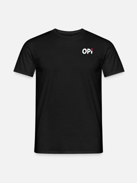 Opi - Männer T-Shirt - Schwarz