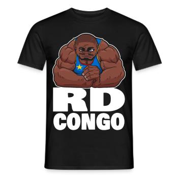 RDC STRONG MAN - T-shirt homme - noir - Devant - AI Model Male 178 light (178cm)