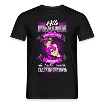 Krankenschwester - Beste Frauen - Männer T-Shirt - Schwarz - Vorne - AI Model Male 178 light (178cm)