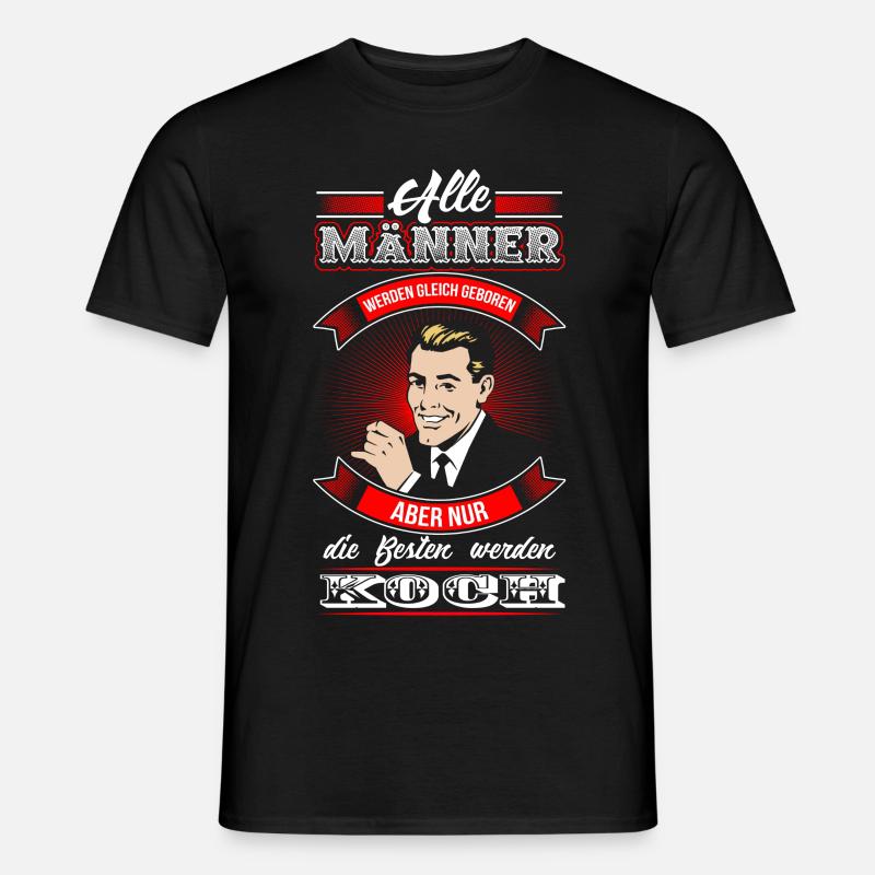 Koch - Beste Männer - Männer T-Shirt - Schwarz