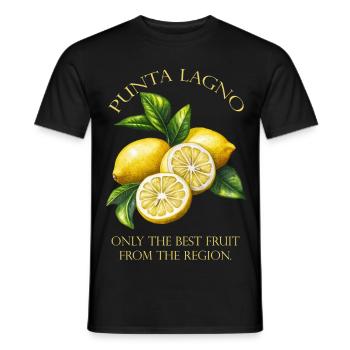 Citron Punta Lagno - T-shirt homme - noir - Devant - AI Model Male 178 light (178cm)
