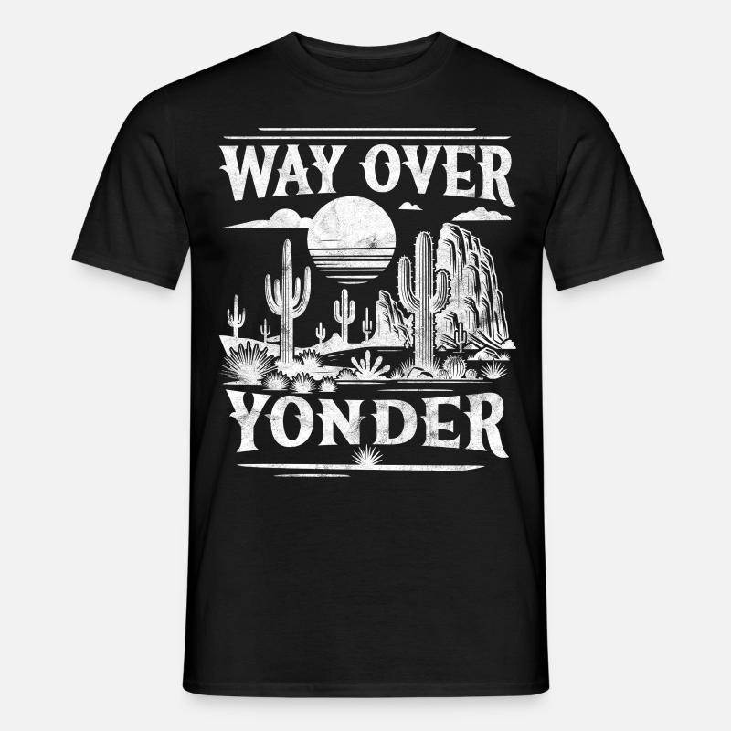 Weit drüben - Männer T-Shirt - Schwarz
