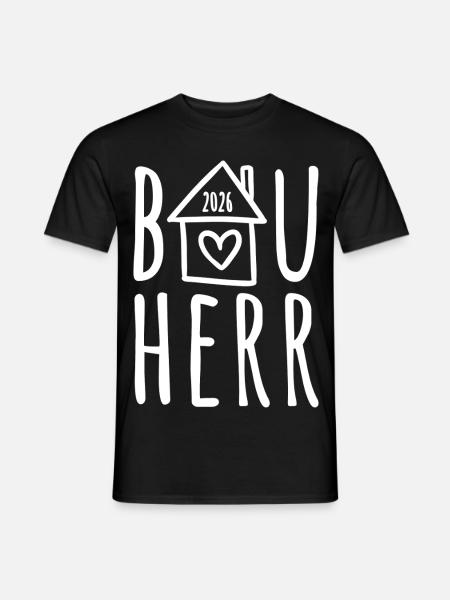 Bauherr 2026 - Männer T-Shirt - Schwarz