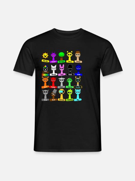 Sprunki Funny Birthday - Men's T-Shirt - black