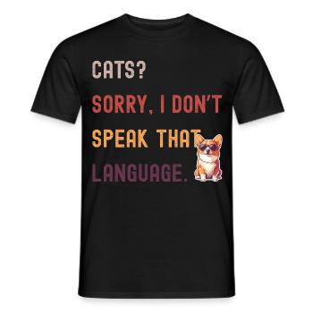 Lustiges Hunde Design Doglover - Männer T-Shirt - Schwarz - Vorne - AI Model Male 178 light (178cm)
