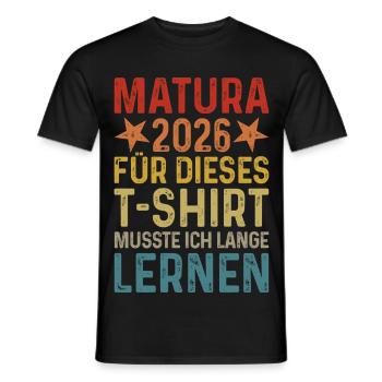 Maturité 2026 - T-shirt homme - noir - Devant - AI Model Male 178 light (178cm)