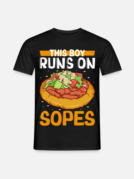Männer lieben Sopes - Männer T-Shirt - Schwarz