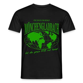Mönchengladbach Home Pride Football Gift - Men's T-Shirt - black - Front - AI Model Male 178 light (178cm)