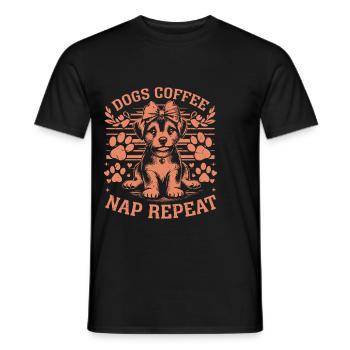 Dog Mom Gifts for Women - Männer T-Shirt - Schwarz - Vorne - AI Model Male 178 light (178cm)