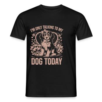Dog Mom Gifts for Women - Männer T-Shirt - Schwarz - Vorne - AI Model Male 178 light (178cm)