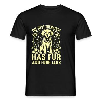 Dog Mom Gifts for Women - Männer T-Shirt - Schwarz - Vorne - AI Model Male 178 light (178cm)