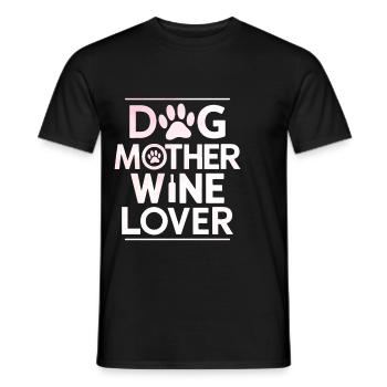 Dog Mom Gifts for Women - Männer T-Shirt - Schwarz - Vorne - AI Model Male 178 light (178cm)