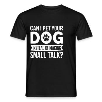 Dog Mom Gifts for Women - Männer T-Shirt - Schwarz - Vorne - AI Model Male 178 light (178cm)