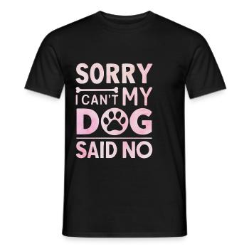 Dog Mom Gifts for Women - Männer T-Shirt - Schwarz - Vorne - AI Model Male 178 light (178cm)